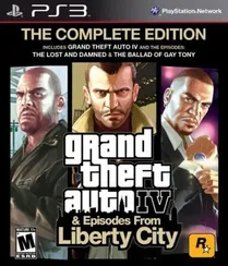 PS3 Grand Theft Auto 4 (GTA 4) & Episodes from Liberty City (Б/У, Английская версия, BLES-01128)