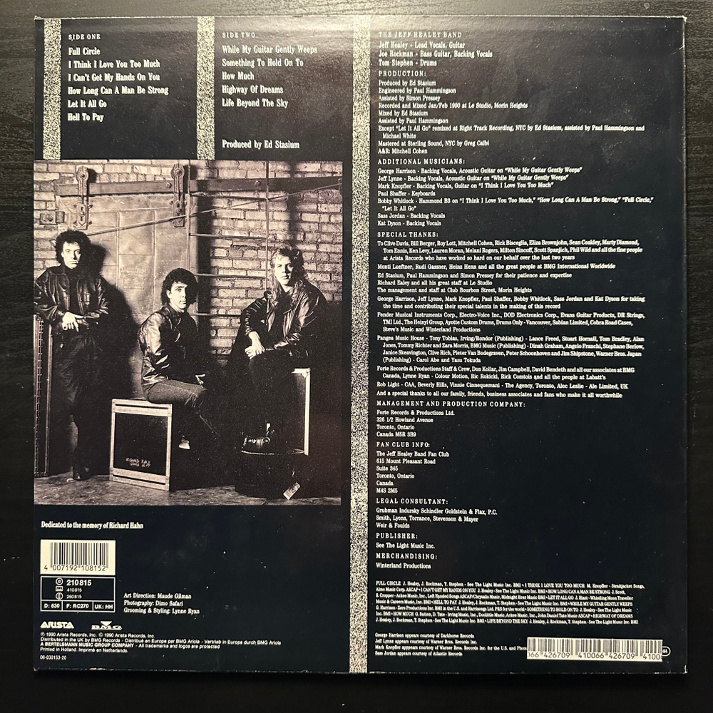 The Jeff Healey Band- Hell To Pay (Европа 1990г.)