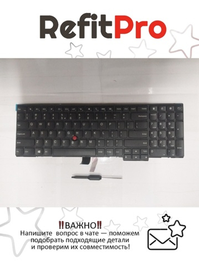 Клавиатура для Ноутбука Lenovo ThinkPad T540p/W540/T550/T560/P50s английская, черная (04Y2456)