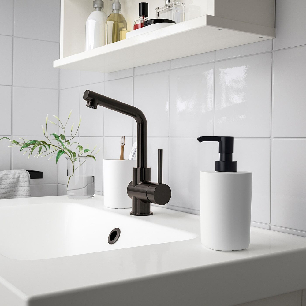 IKEA STORAVAN  (ИКЕА СТОРАВАН)  -  Набор для ванной комнаты, 3 предмета, белый