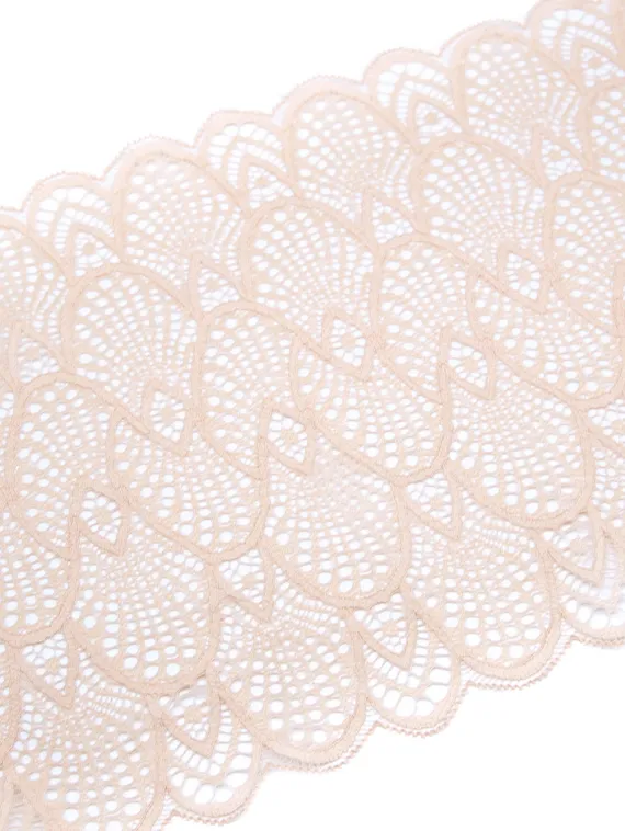 03-182 Кружево эластичное 22 см, телесный 126