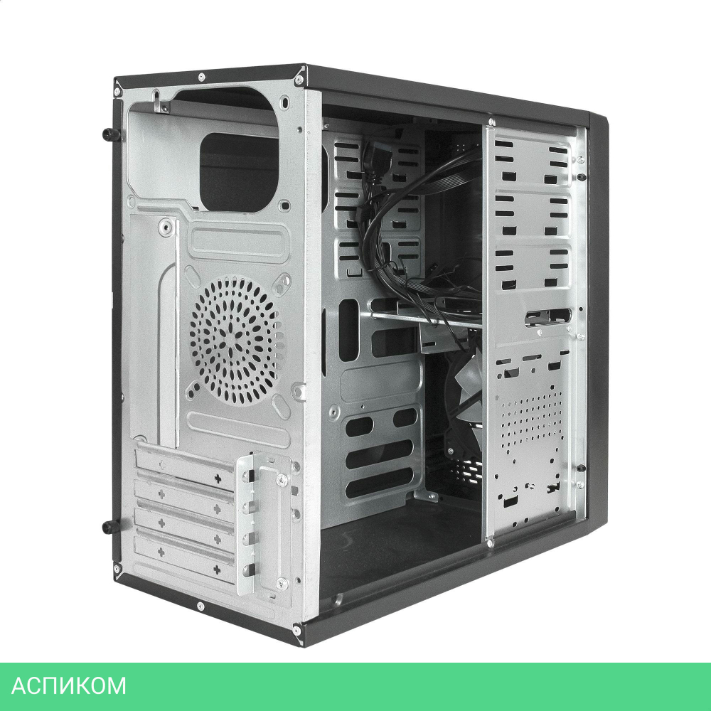 Корпус ExeGate mEVO-7807 без БП черный (EX292981RUS)