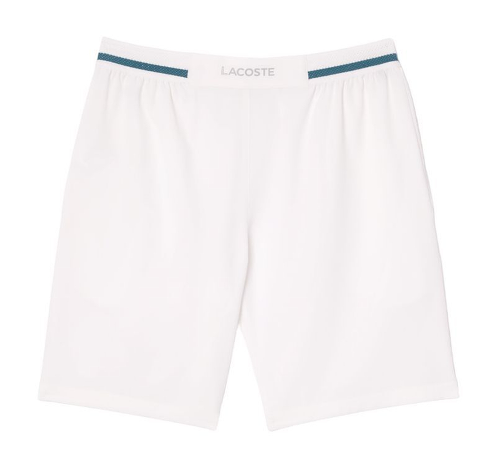 Мужские теннисные шорты Lacoste Tennis x Novak Djokovic Sportsuit Shorts - белый