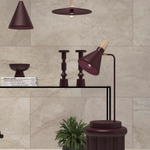 Лампа настольная thor, D25х57 см, сливовая