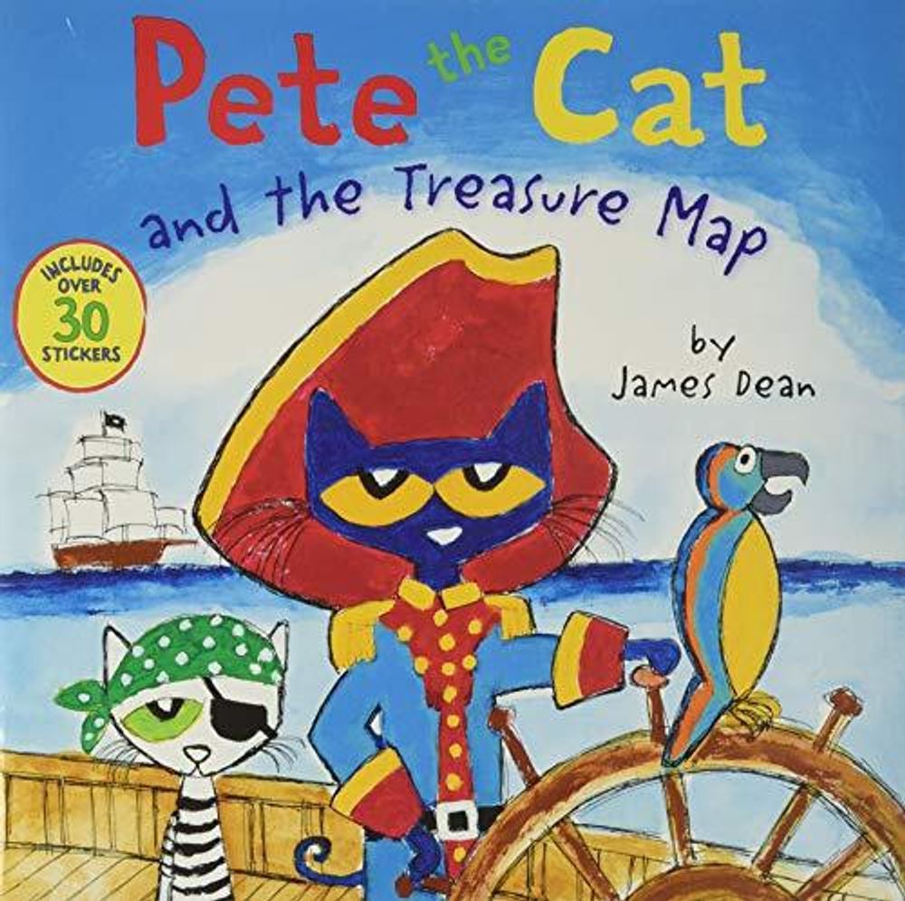 Pete the Cat and the Treasure Map (PB) illustr.