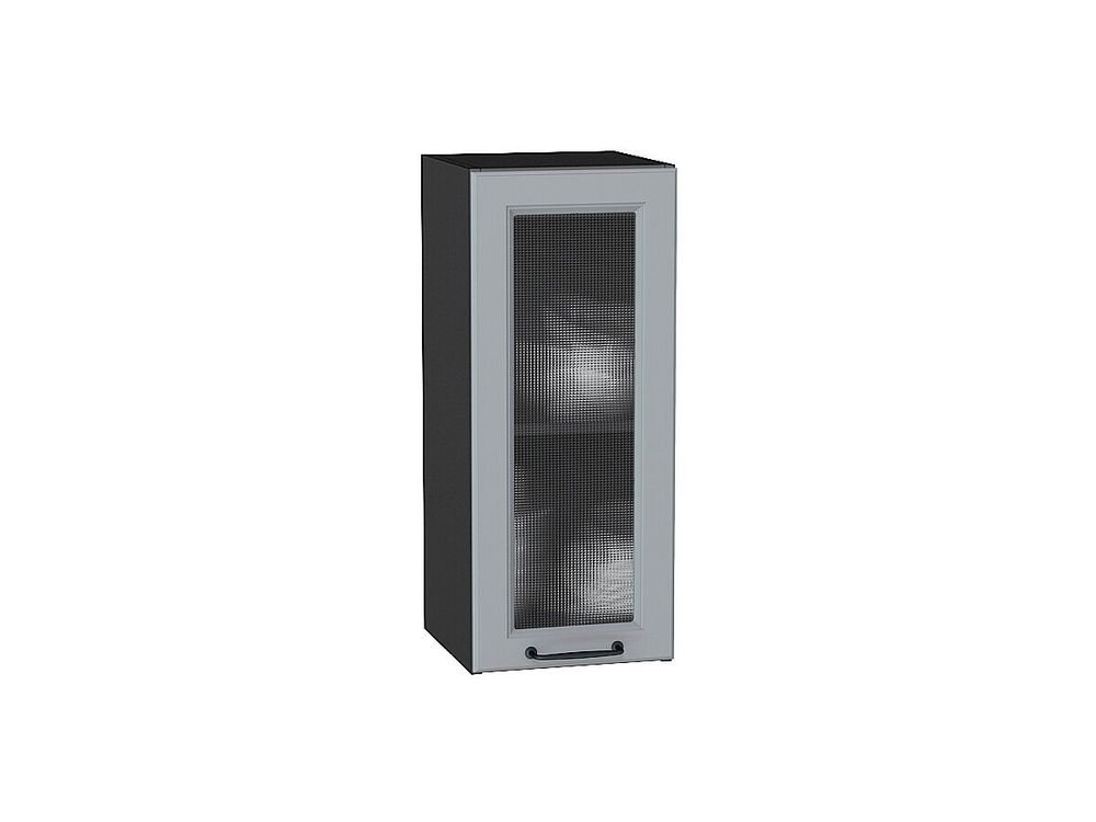 Шкаф верхний с 1-ой остекленной дверцей Ницца