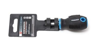 Отвертка крестовая магнитная ''Profi''S2 PH1.0х30мм, на пластиковом держателе Forsage F-70310030