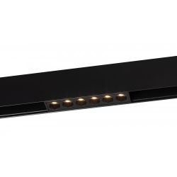 Магнитный трековый светильник ЭРА TRM20-3-11-6W3K-B для системы NOVA 48V 6Вт 3000К направленный свет черный