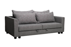 Диван трехместный Garda Decor Marco Flona серый механизм пума