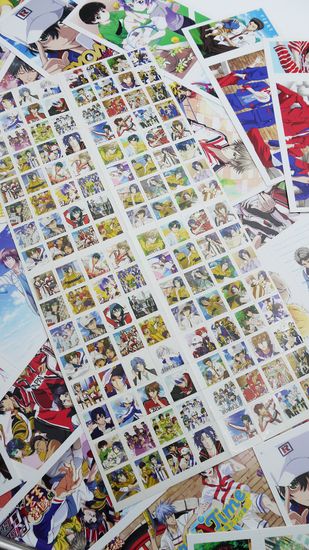 Набор открыток, карточек и наклеек "Новый принц тенниса / The New Prince of Tennis", 188 предметов