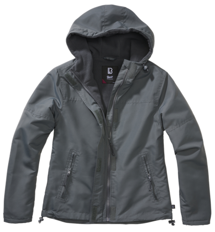 Brandit WOMEN FRONTZIP WINDBREAKER anthracite