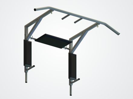 Турник-брусья-пресс Стэнли Zero цв. белый Серый