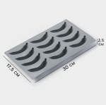 Форма силиконовая для пирожных «Банан», 12 ячеек