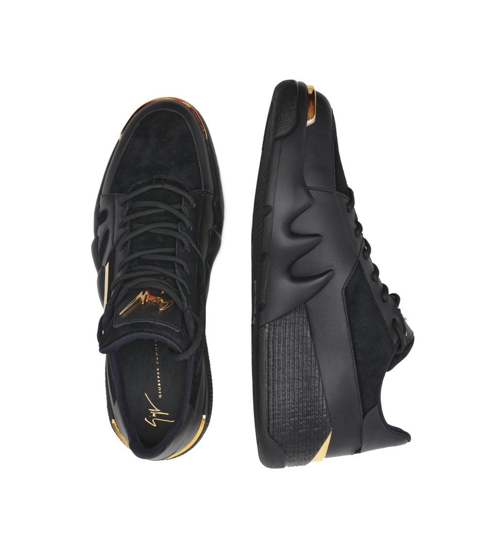 кожаные кроссовки talon Giuseppe Zanotti - черный(RM10042)