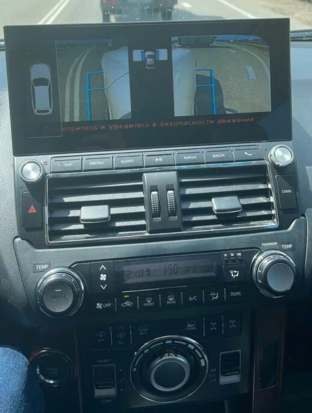 Магнитола для Toyota Land Cruiser Prado 150 2014-2017 - Carmedia ZH-T1203 монитор 12.3" на Android 12, 8Гб+128Гб, CarPlay, 4G SIM-слот