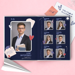 PSD-Шаблон фотокниги "Стикер"