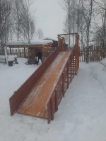Зимняя горка Савушка Зима 2(скат 5 метров)