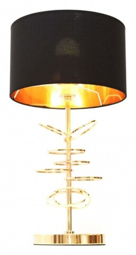 Настольная лампа декоративная LUMINA DECO Fabi LDT 5530 F.GD+BK