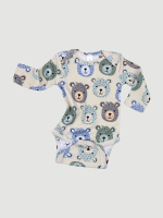 Боди Mjölk Grizzly Bears с длинным рукавом