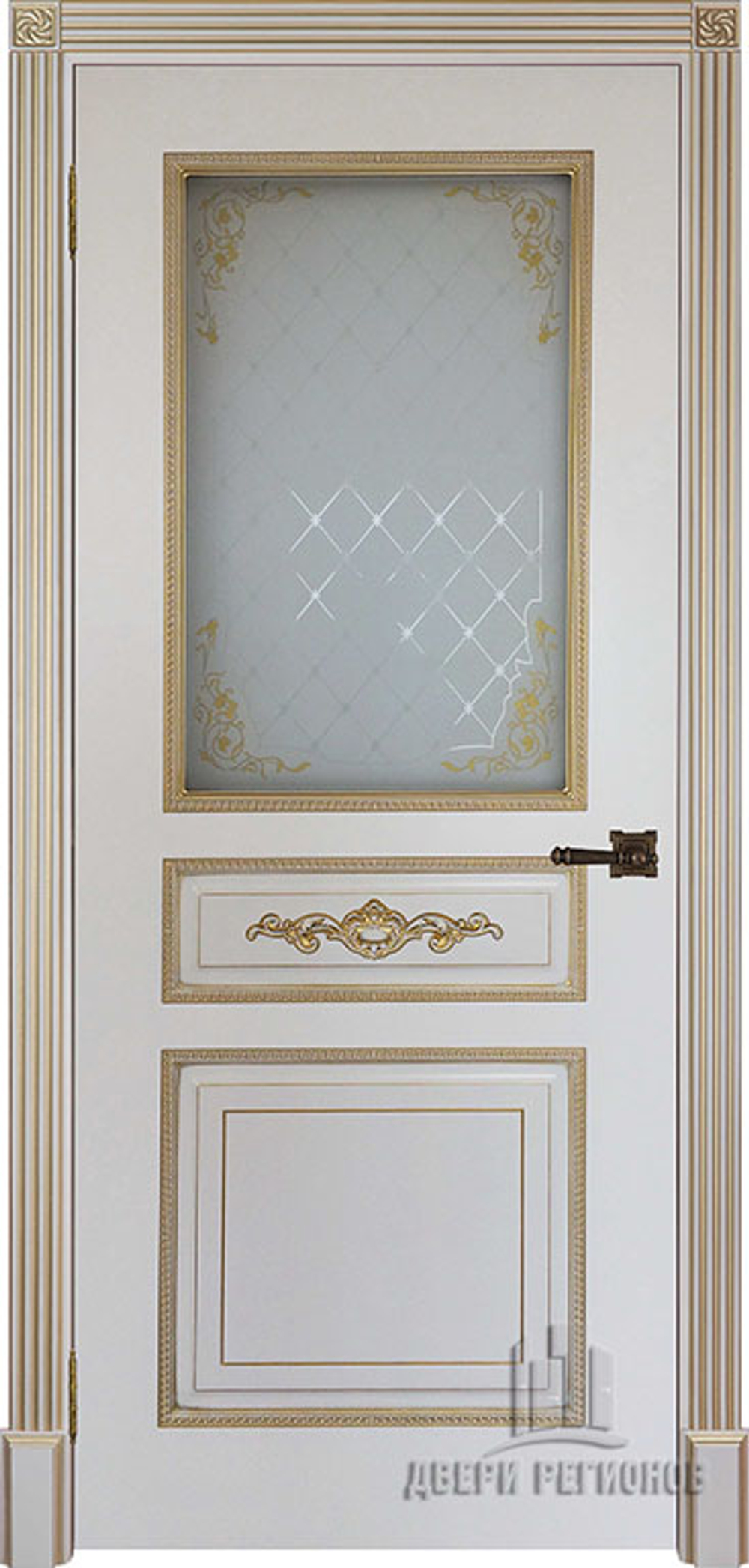 Межкомнатная дверь Лацио Патино золото