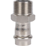 ROMMER Переходник с НР 18x3/4" из нержавеющей стали прессовой