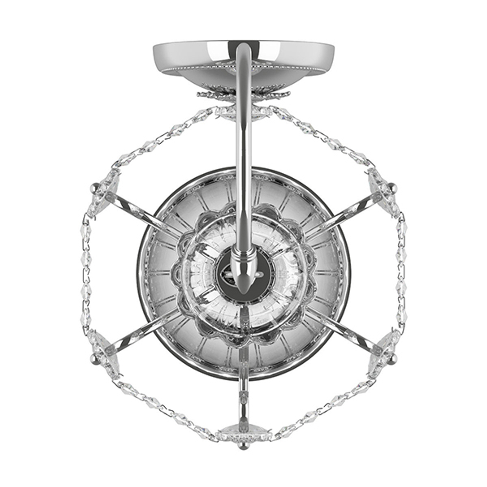 790614 Бра SCHON 1x60W E14 Серебро