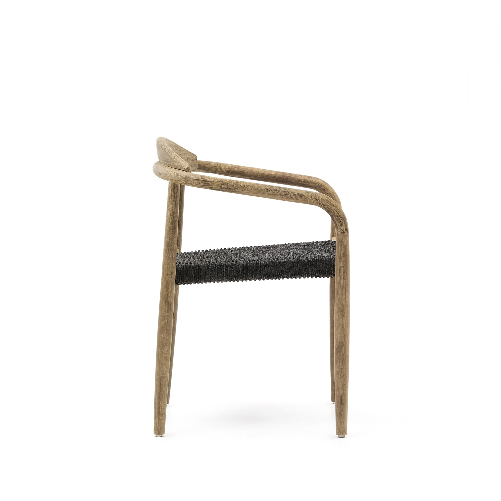 Кресло Glynis натуральный, черный