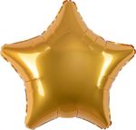 Шар (19''/48 см) Звезда, Янтарь, Бохо, 1 шт.