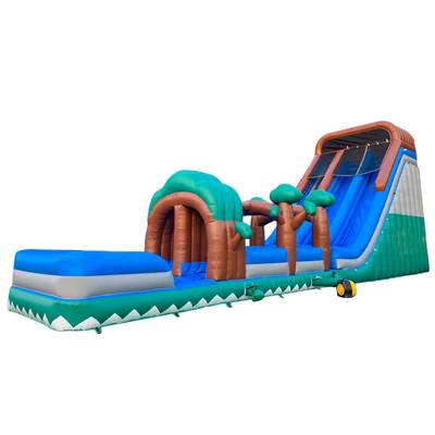 Надувная водная горка «Сказочный лес», 18*4,7*7,5 м