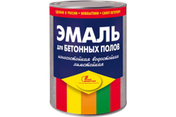 Эмаль для бетонных полов полимерная Новбытхим серая 1 л