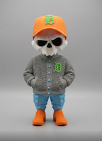 Городской Скелетон 3D фигурка