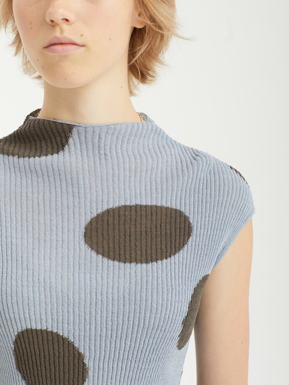 Топ Ribbed Dot