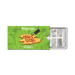 2 Kapous Professional Nails Пластина для стемпинга, Flower 3  ,