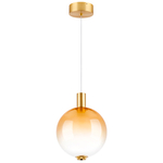 805403 Люстра COLORE LED 1х6W 320LM ЗОЛОТО/ЯНТАРНЫЙ 3000K