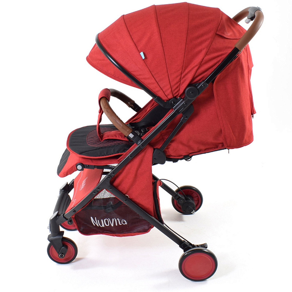 Прогулочная коляска Nuovita Giro Rosso, Nero / Красный, Черный