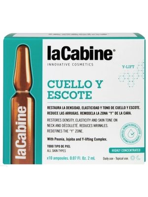 LA CABINE - NECK & DECOLLETE AMPOULES концентрированная сыворотка в ампулах для области шеи и декольте 10х2мл