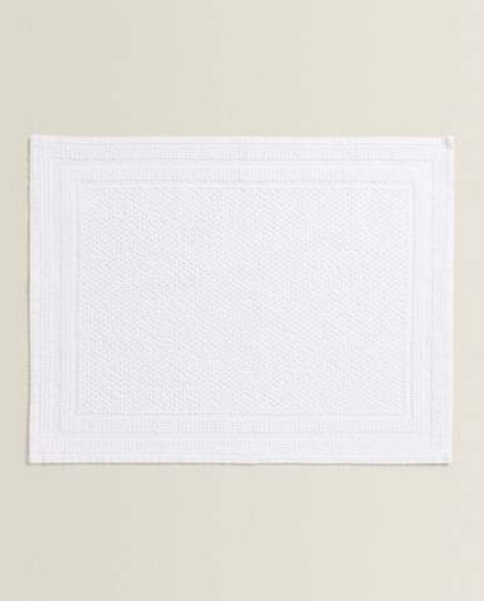 ZARA HOME ХЛОПКОВЫЙ КОВРИК ДЛЯ ВАННОЙ, БЕЛЫЙ