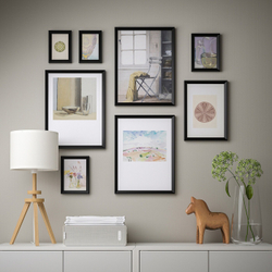 IKEA KNOPPÄNG  (ИКЕА КНОППÄНГ)  -  Рамка, черная, 21x30 см