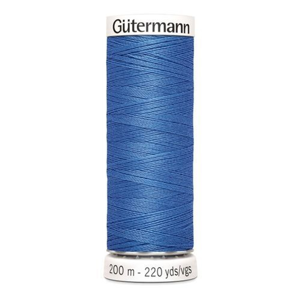 Нить Sew-All 200 м, Gutermann, 213 голубой джинс