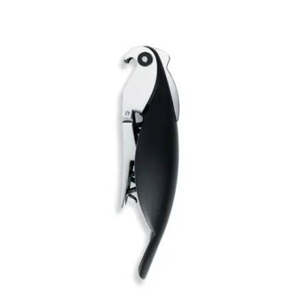 Alessi Штопор Parrot bar черный