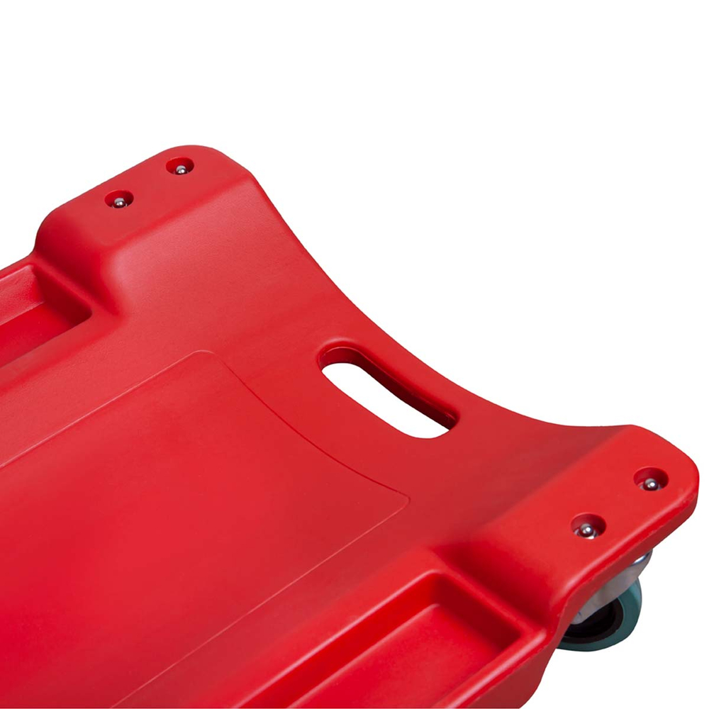 WDK-84068R Лежак ремонтный подкатной, пластиковый, красный