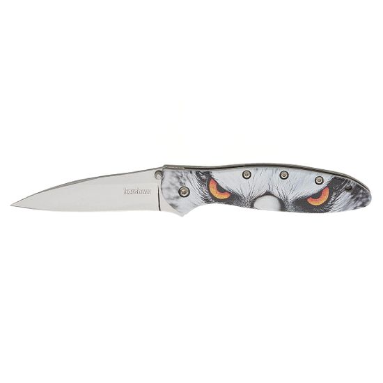 Нож KERSHAW 1660HAWK Leek Hawk с клинком из стали Sandvik 14C28N, рукоять Алюминиевый сплав (6061 T-6)