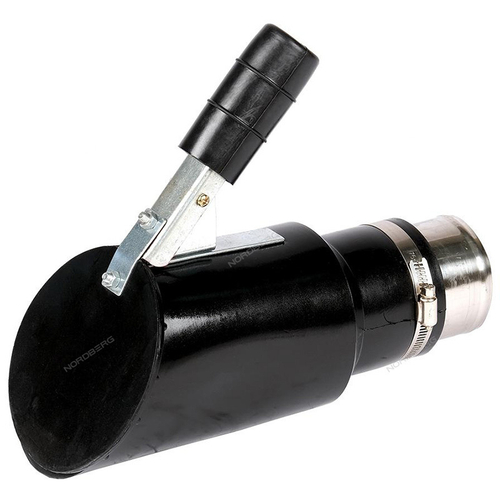 NORDBERG (AN075DI) Насадка резиновая овальная наклонная на шланг D=75 мм