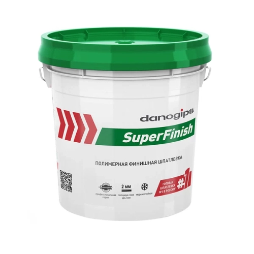 DANOGIPS шпатлевка гот. финишная SuperFinish (17 л) (28кг)