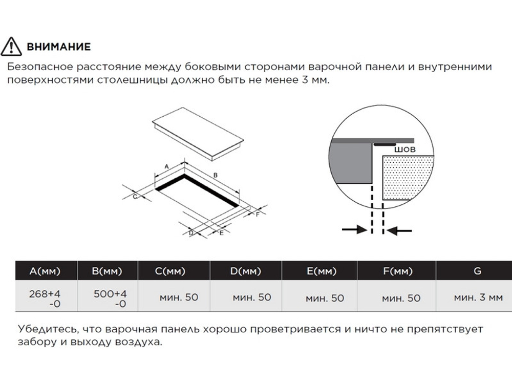 Варочная панель Midea MIH37707F индукционная