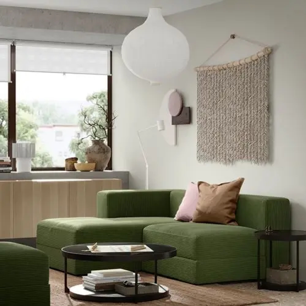 Диван 2-местный - IKEA JÄTTEBO/JATTEBO, 71x160x190см, темно-зеленый, ЙЕТТЕБО ИКЕА