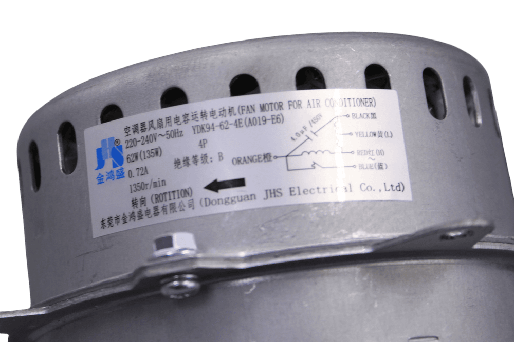 Электродвигатель YDK94-62-4E (A019-E6) мобильного кондиционера Hyundai H-PAC09-R10E