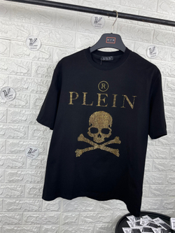 Футболка Philipp Plein Crystal Skull Gold