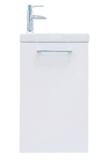 Тумба 1Marka Ноктюрн 40П 1д. МДФ Белый глянец