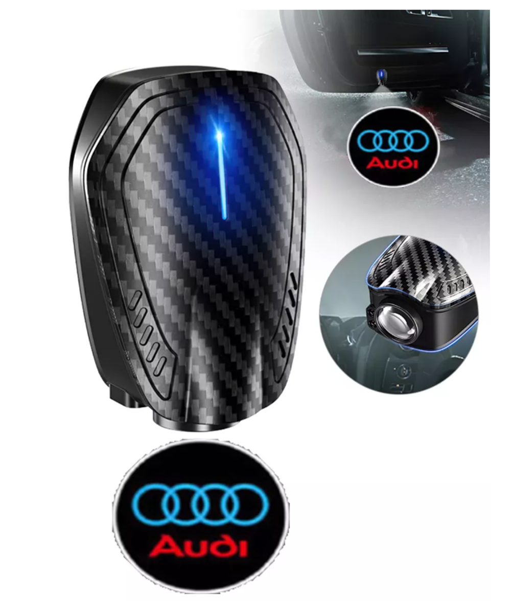 Подсветка двери 12v 4*10см LED AUDI  CBSD-10 C2R